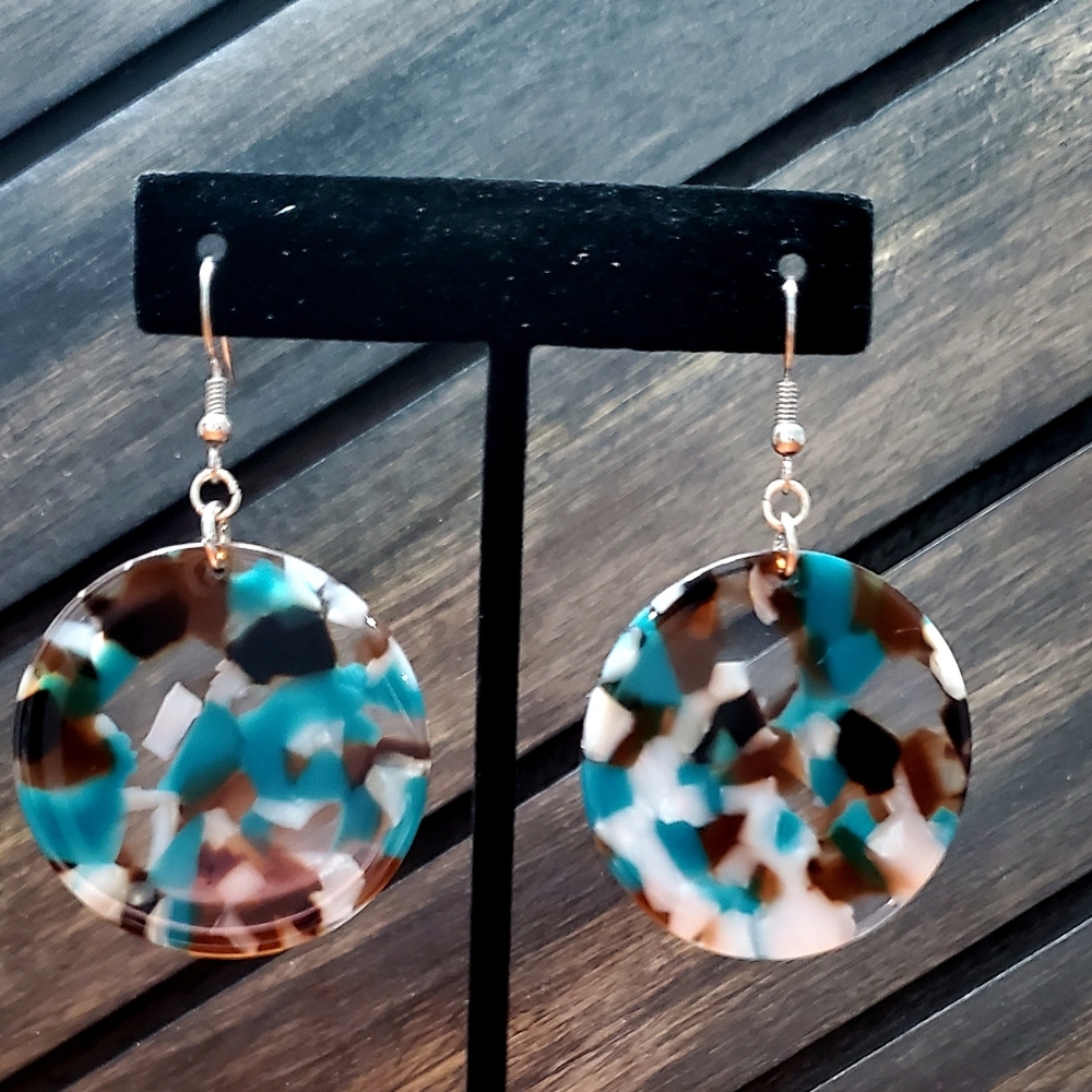 Dangle Round Earrings (New)